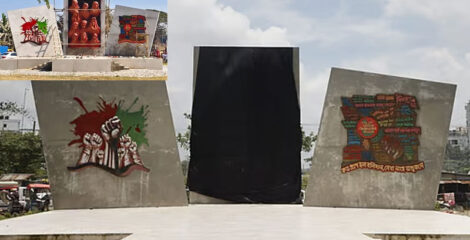 ভাস্কর্যে কালো কাপড়: মেয়রের কাছে ব্যাখ্যার নির্দেশ