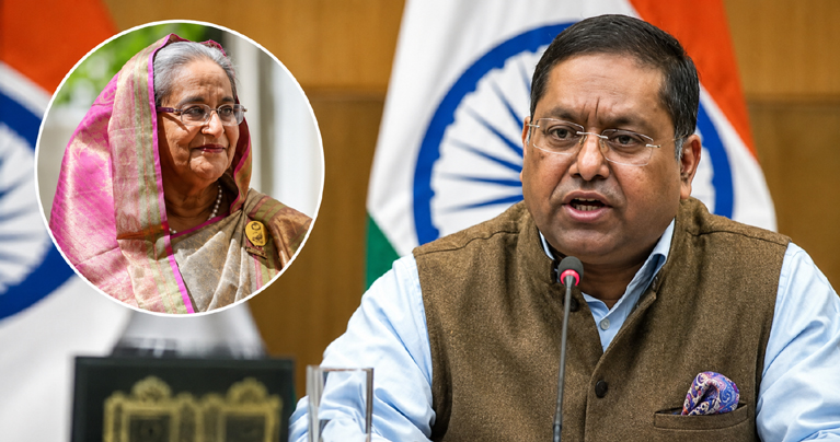 হাসিনাকে ফেরানোর অনুরোধ পরীক্ষা করছে ভারত : জয়সওয়াল