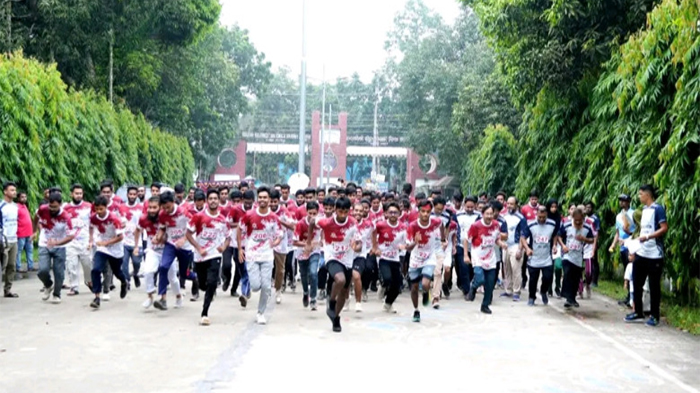 জুলাই গণঅভ্যুত্থান উপলক্ষে মাভাবিপ্রবিতে ‘জুলাই ম্যারাথন’ অনুষ্ঠিত