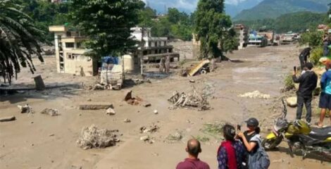 নেপালের বন্যায় মৃত্যু বেড়ে ৪৬৯, নিখোঁজ ১৪০০