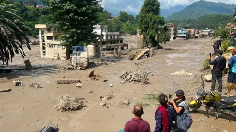 নেপালের বন্যায় মৃত্যু বেড়ে ৪৬৯, নিখোঁজ ১৪০০