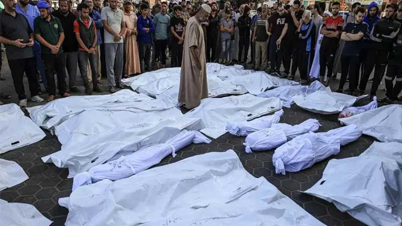 গাজায় ২ ভবনের ধ্বংসস্তূপ থেকে ২১ ফিলিস্তিনির দেহাবশেষ উদ্ধার