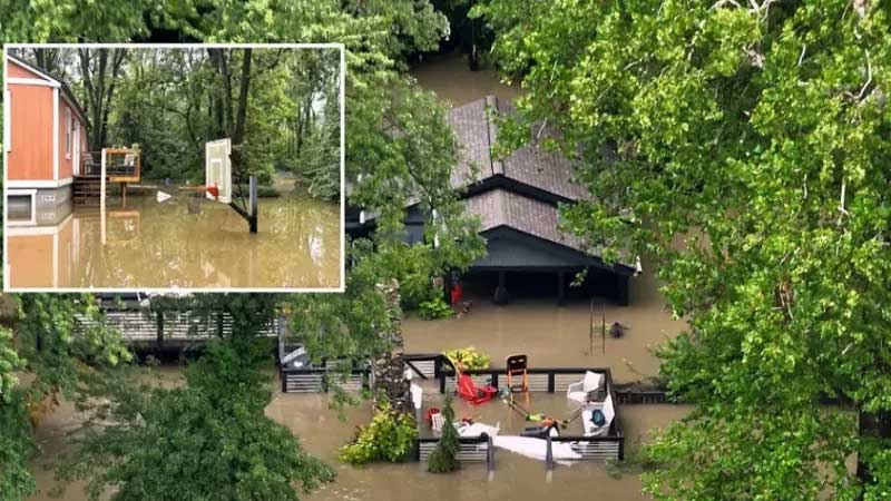 ইন্ডিয়ানায় শতবছরের রেকর্ডভাঙা বন্যায় প্রাণহানি ৬, চরম দুর্ভোগে দেড় লাখ মানুষ