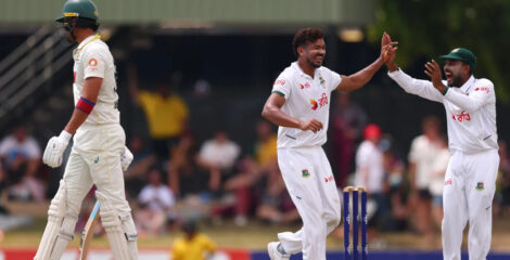 জয়ের জন্য ৫৭ রানের লক্ষ্য পেল বাংলাদেশ