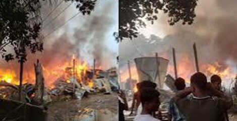 গাজীপুরে ঝুটের গুদামে ভয়াবহ আগুন, নিয়ন্ত্রণে ফায়ার সার্ভিসের ৫ ইউনিট