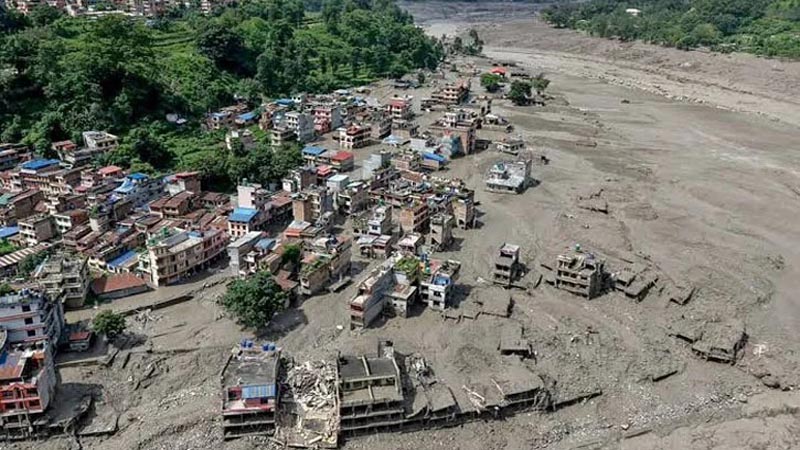 নেপাল ও তিব্বতে প্রলয়ঙ্কারী বন্যা: মৃত্যু বেড়ে ১৬০, নিখোঁজ শতাধিক মানুষ