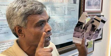 ডাকসু সংগ্রহশালা থেকে জিন্নাহর ছবি ছিঁড়ে শিক্ষার্থীর প্রতিবাদ