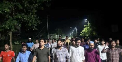 নিয়োগ পরীক্ষায় মৌখিক নম্বর বৃদ্ধির প্রতিবাদে নোবিপ্রবিতে উত্তাল বিক্ষোভ