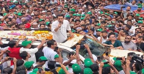 ভোলায় সংবর্ধিত তথ্যমন্ত্রী পার্থ, অর্থনৈতিক সংকট উত্তরণের প্রত্যয়
