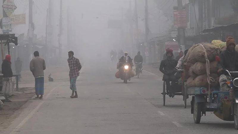 হঠাৎ ঘন কুয়াশার চাদরে ঢাকল নীলফামারী