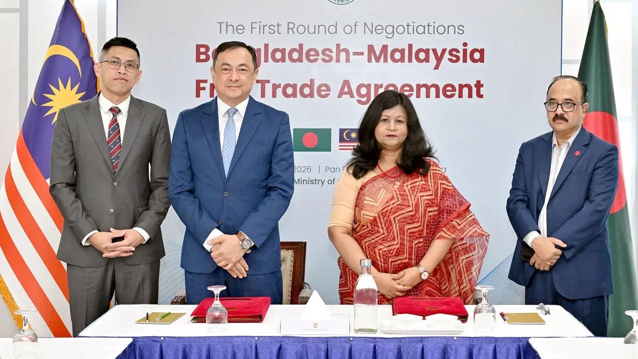 বাণিজ্য ও বিনিয়োগ বাড়াতে মালয়েশিয়ার সঙ্গে এফটিএ’র প্রথম দফার আলোচনা শুরু