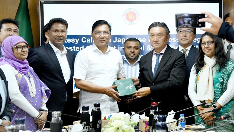 বাংলাদেশের পর্যটন খাতে ১২০ কোটি ডলার বিনিয়োগের ঘোষণা জাপানি বিনিয়োগকারীদের